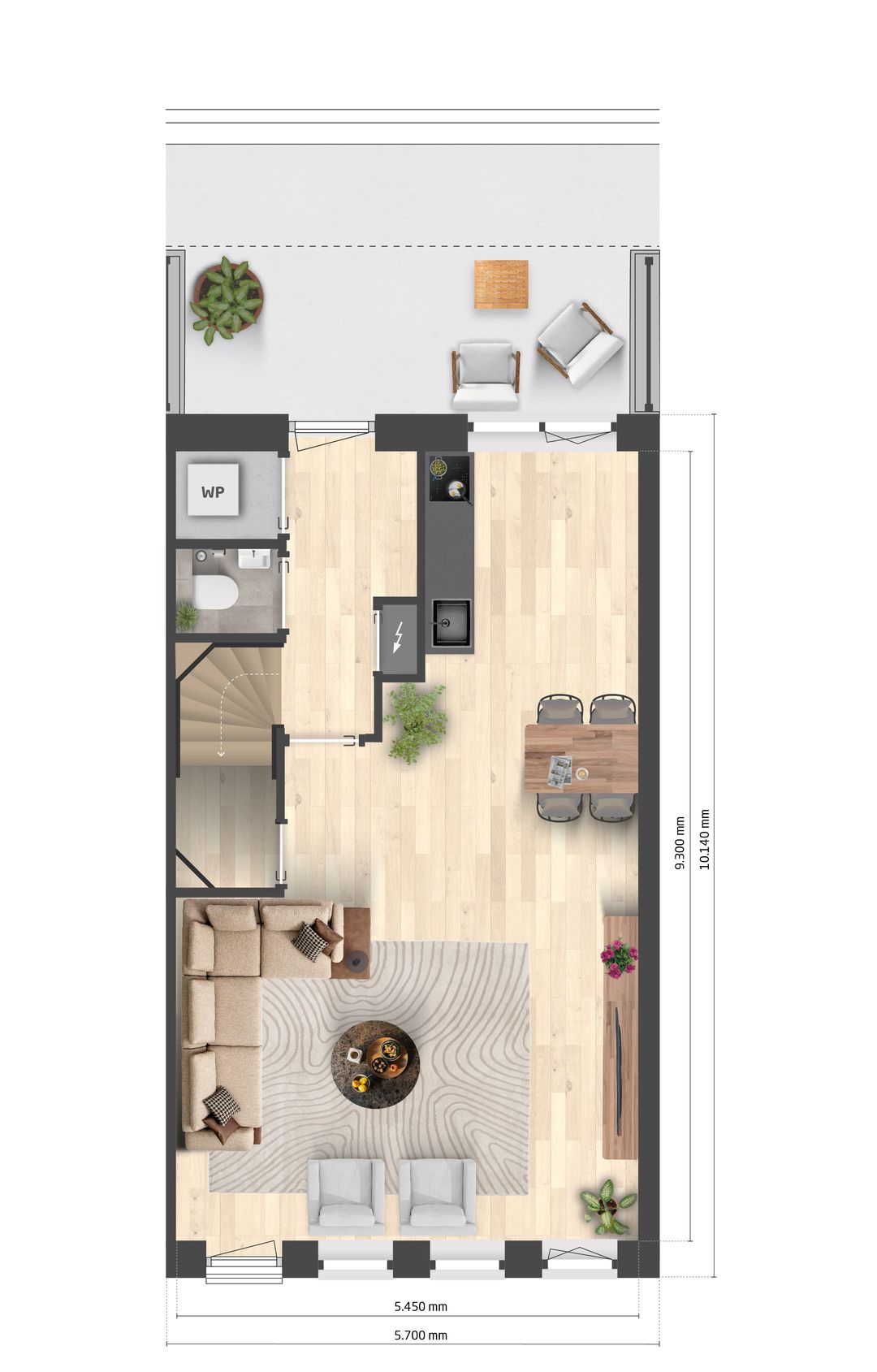 Foto 2 van Bovenwoning met accent - Bouwnummer 170 (Bouwnr. 170)