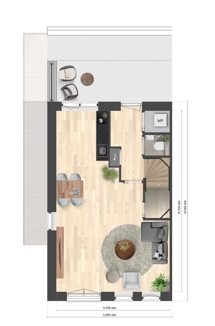 Photo 2 of Bovenwoning hoek - Bouwnummer 172 (Bouwnr. 172)