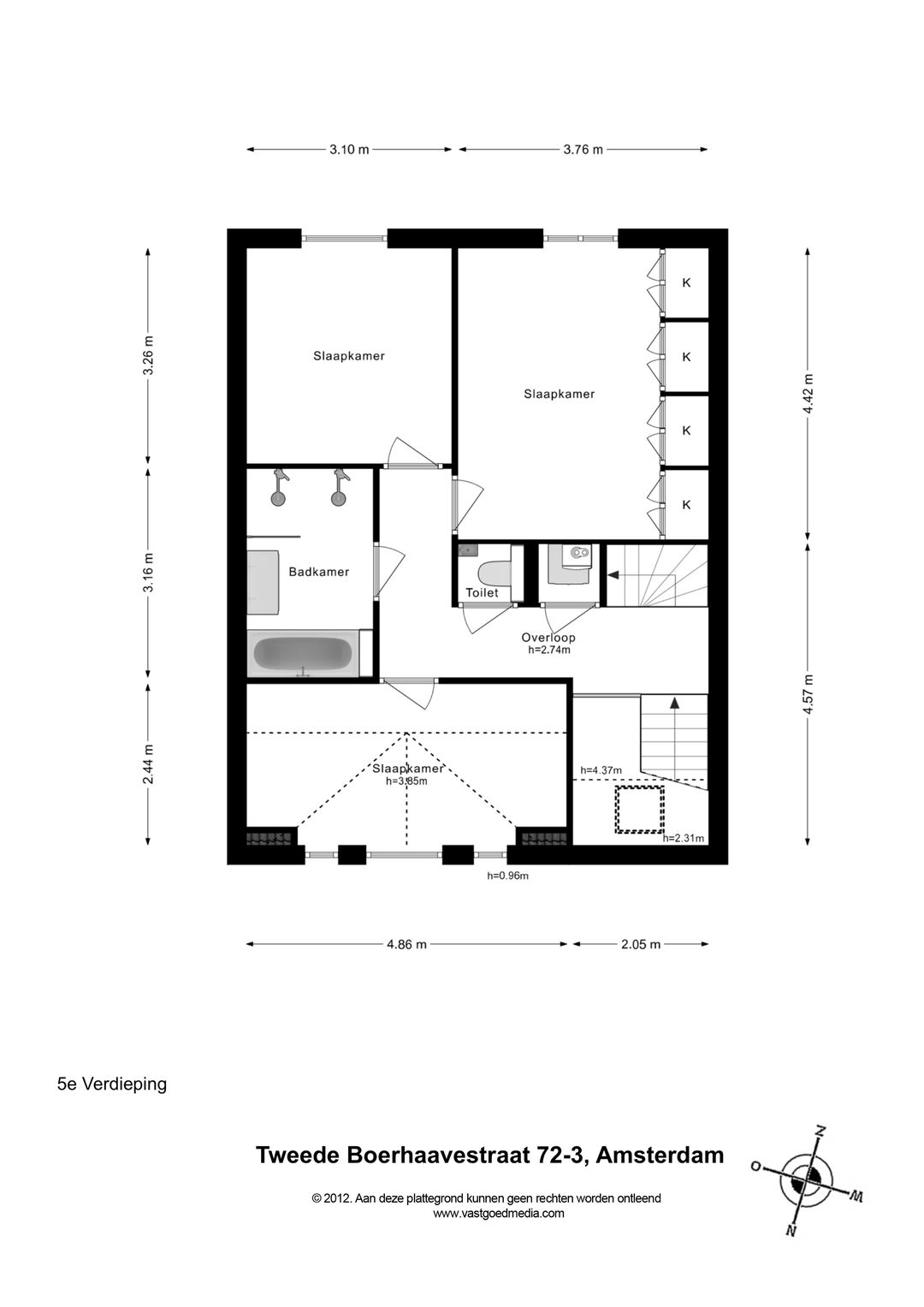 Foto 43 van Tweede Boerhaavestraat 72-3