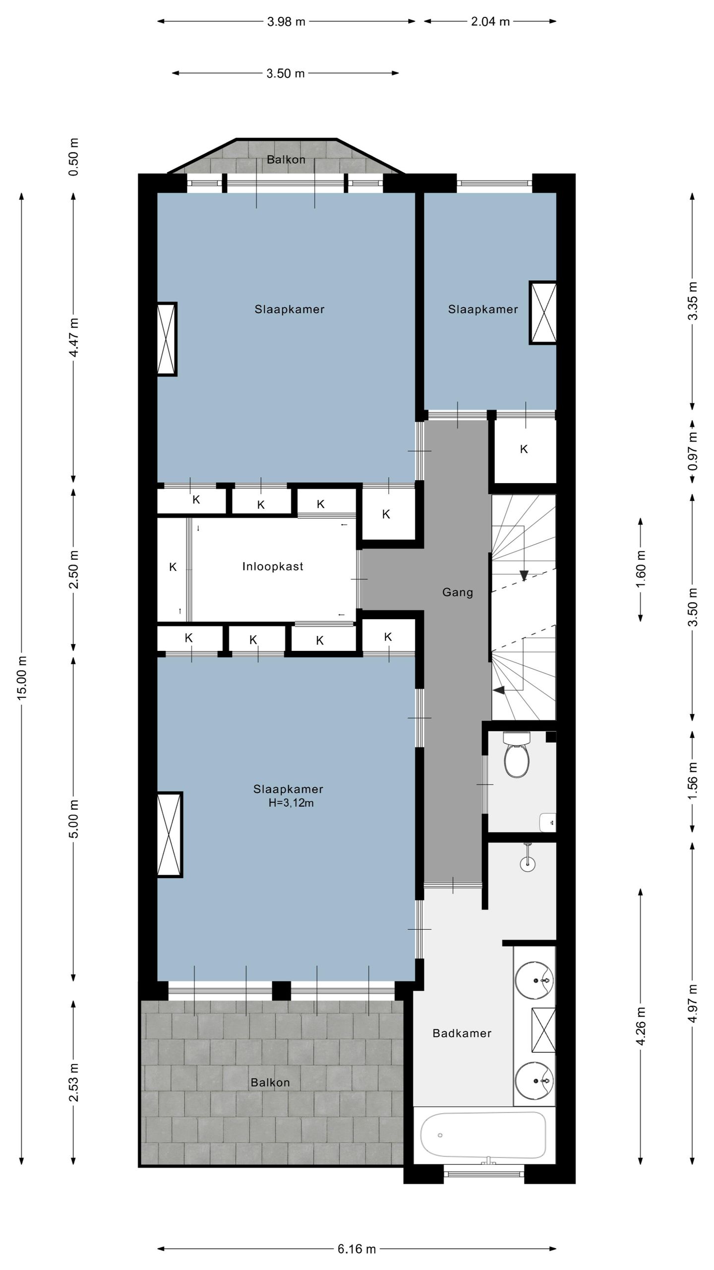Stately Townhouse in Kralingen with Sunny Southwest Garden — 80