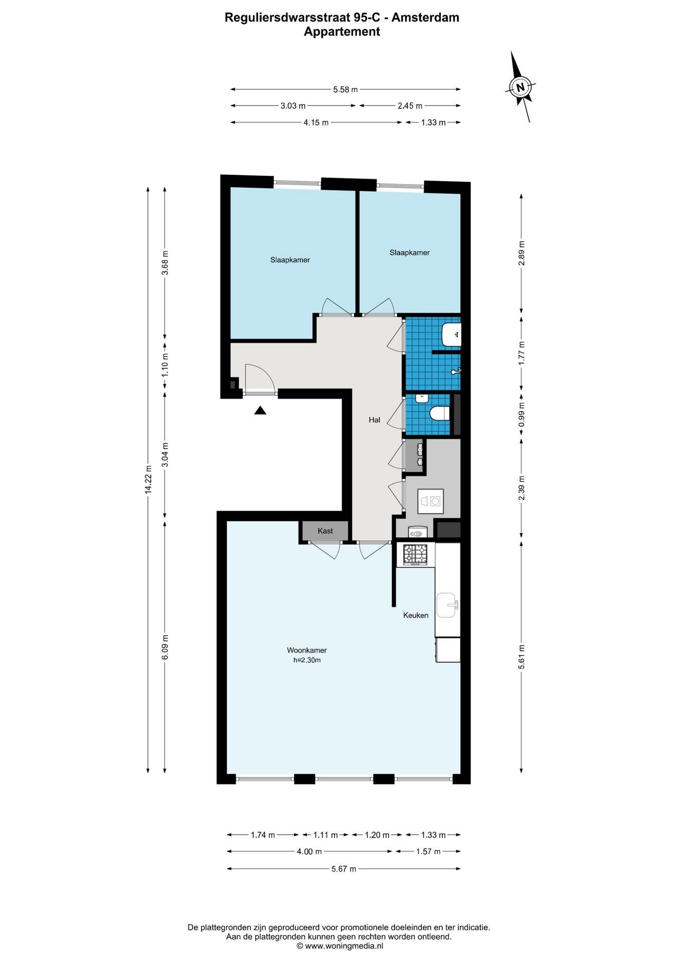 Renovated Monumental Apartment with Elevator in Amsterdam City Center — 21