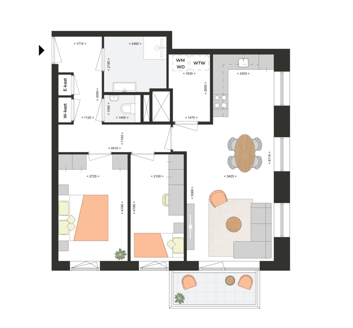 Appartement te koop: De Dorser 291, Utrecht