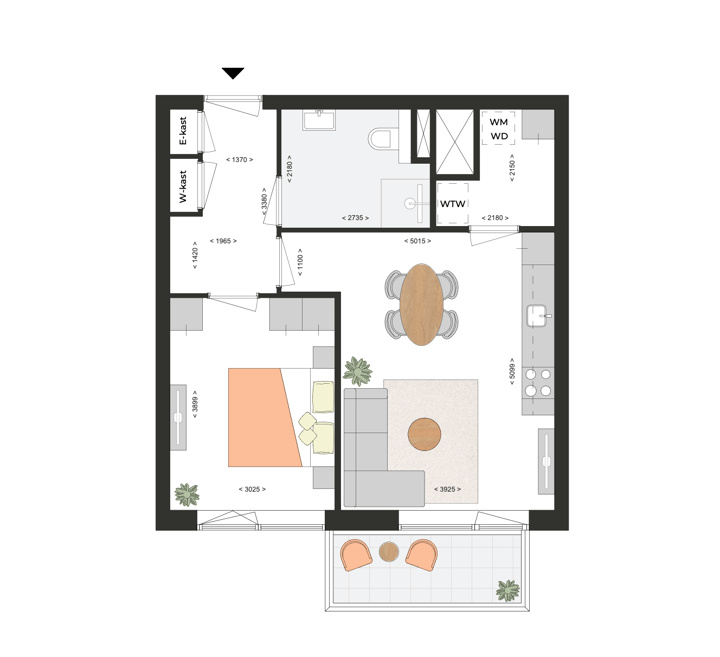 Appartement te koop: De Dorser 303, Utrecht