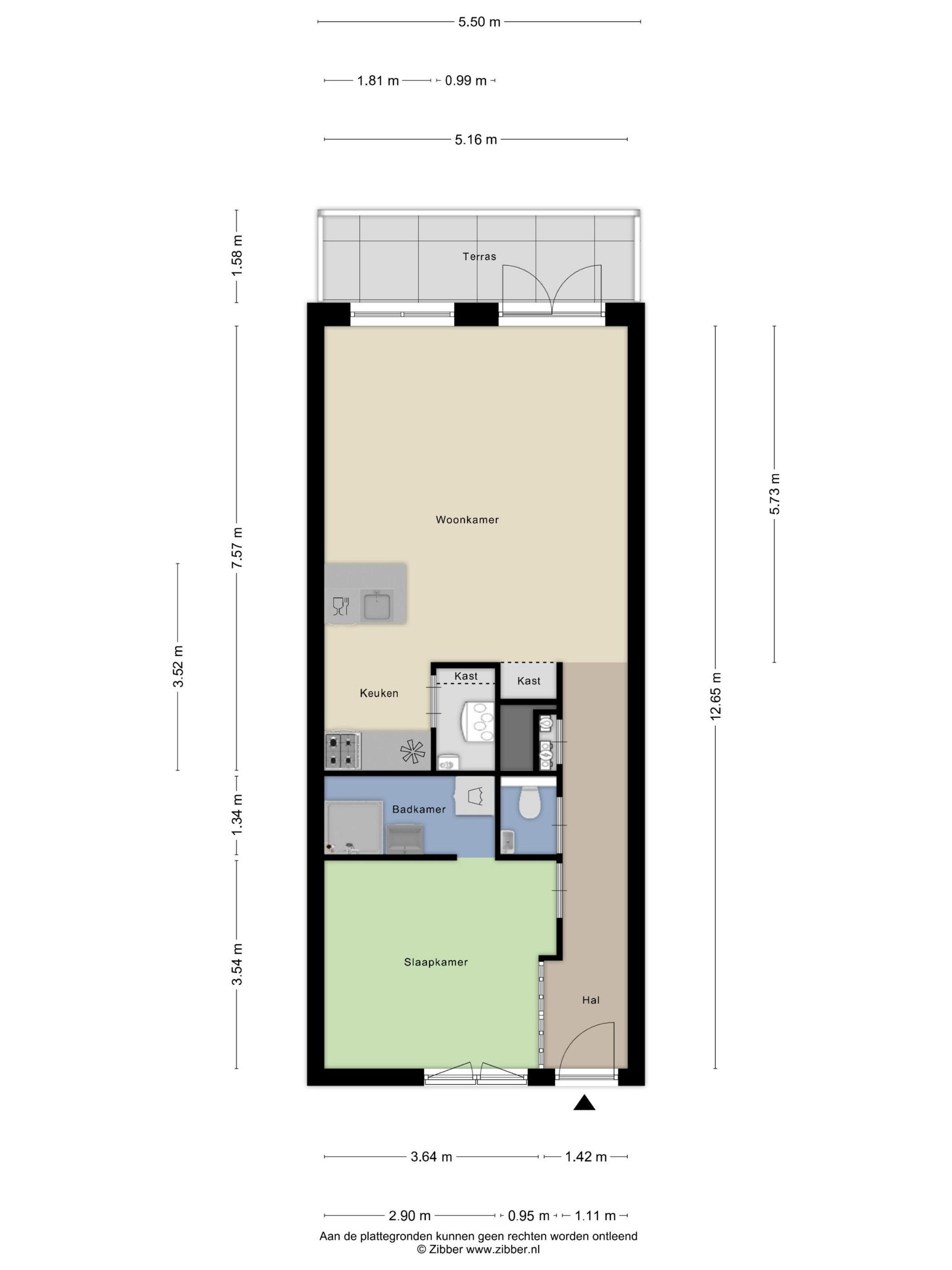 Modern Waterfront Apartment with Private Boat Mooring in Aalsmeer Centrum — 18