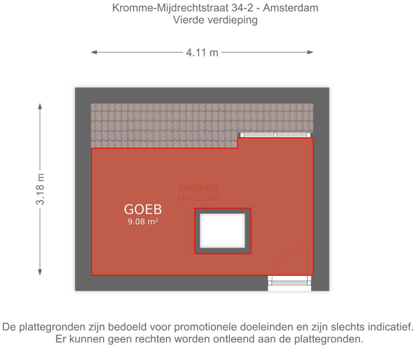 Foto 25 van Kromme-Mijdrechtstraat 34-2