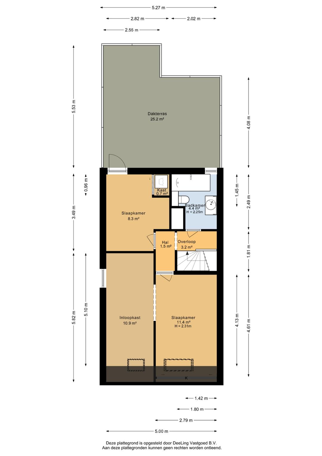 Spacious maisonnette with roof terrace and private parking in Herewegbuurt — 56