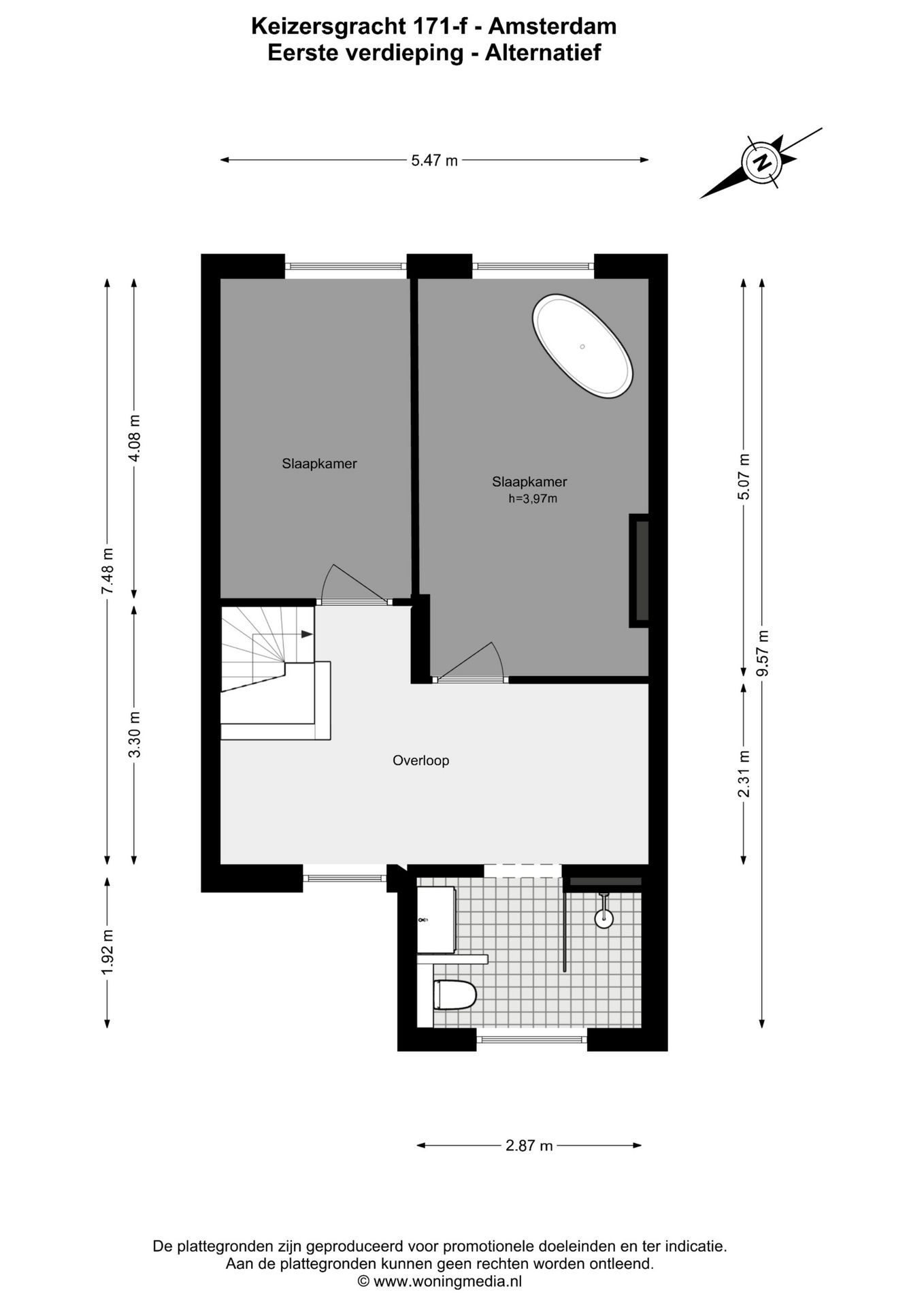 Foto 75 van Keizersgracht 171-F