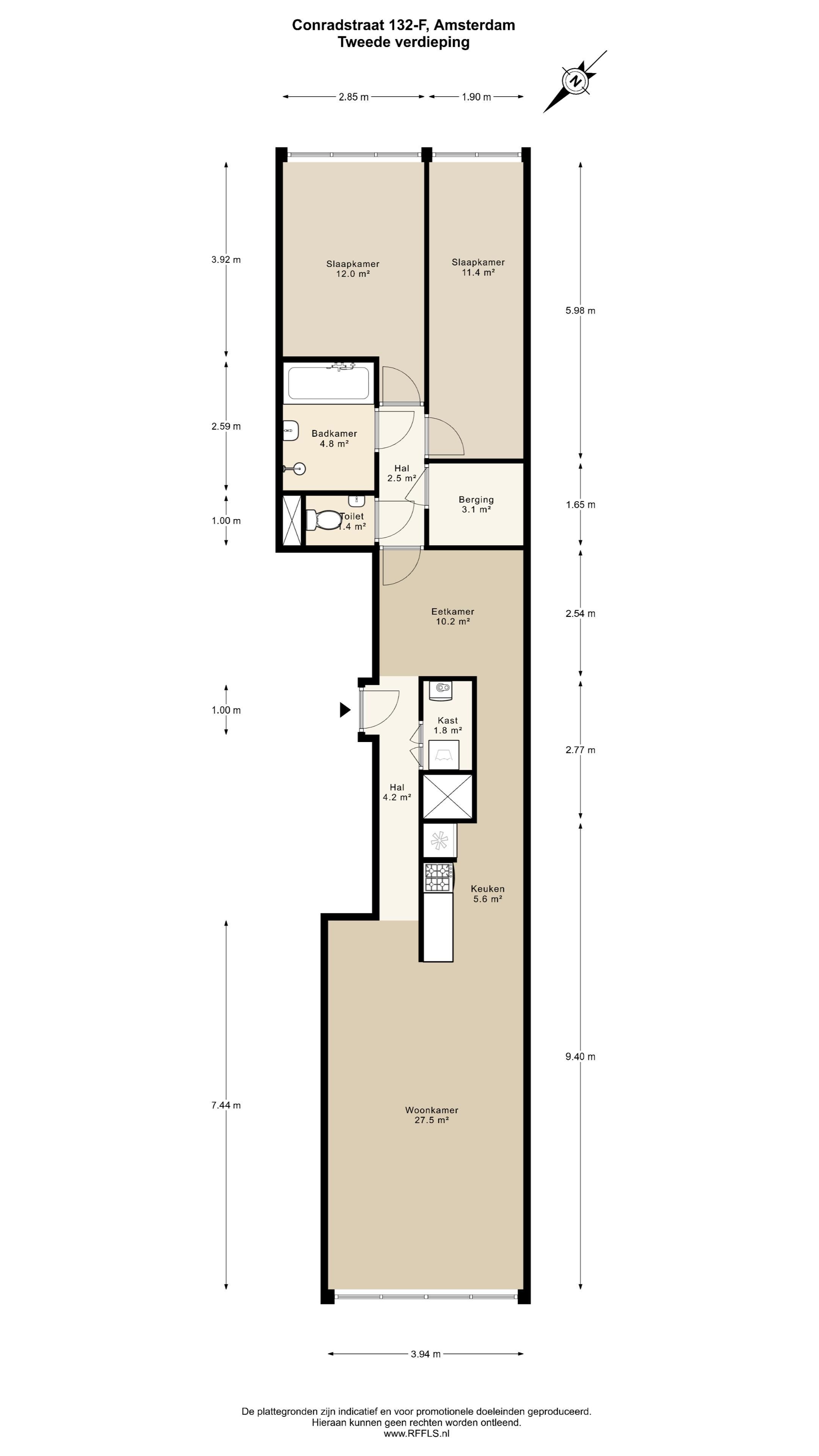 Foto 30 van Conradstraat 132-F