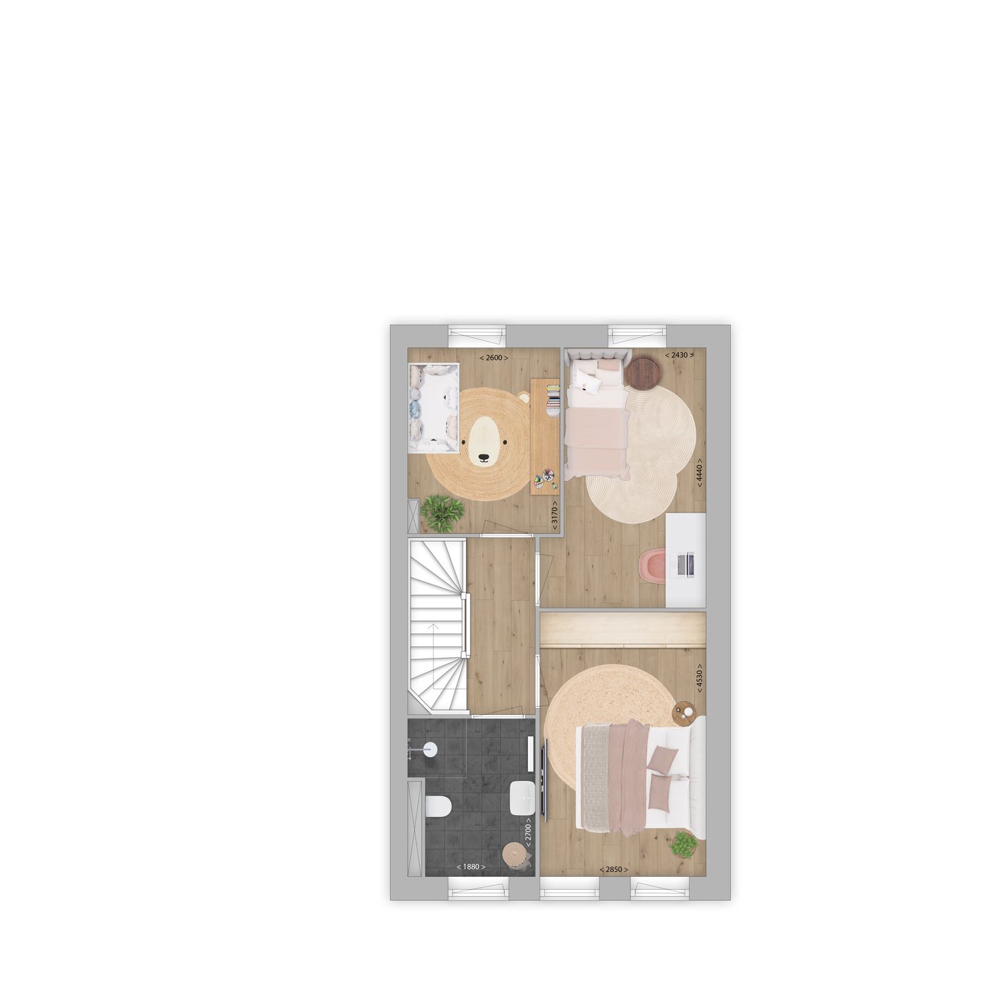 Foto 10 van rijwoning (Bouwnr. 10)