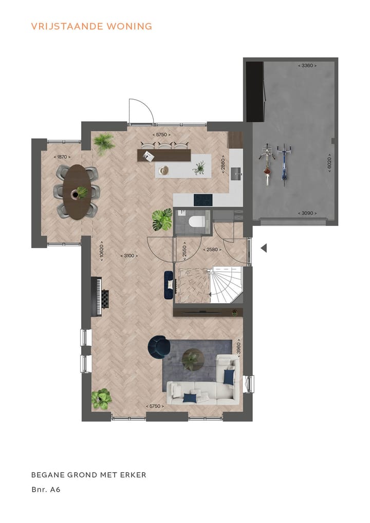 Photo 5 of Vrijstaande woning met erker (Bouwnr. A6)
