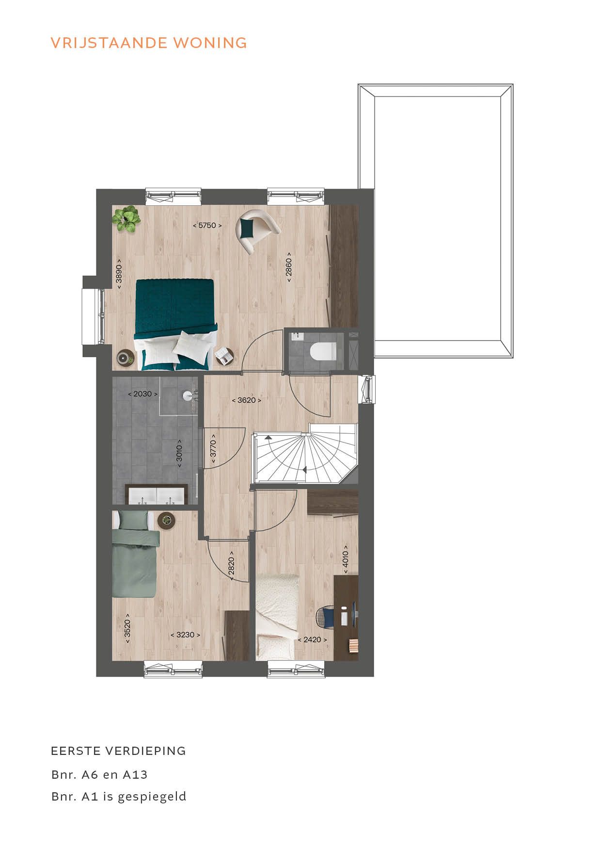Foto 6 van Vrijstaande woning (Bouwnr. A1)