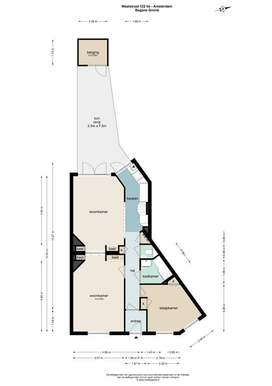Waalstraat 122 Amsterdam - Aanzicht 5