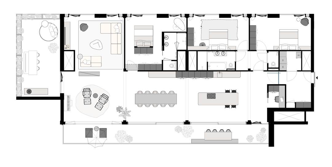 Foto 16 van Panorama-appartement type C1 (Bouwnr. 1)