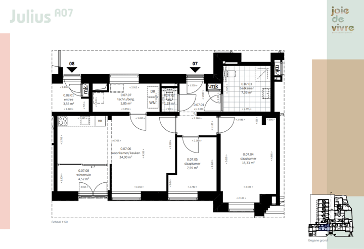 Foto 2 van Joie de Vivre | appartement | Julius (Bouwnr. 07)