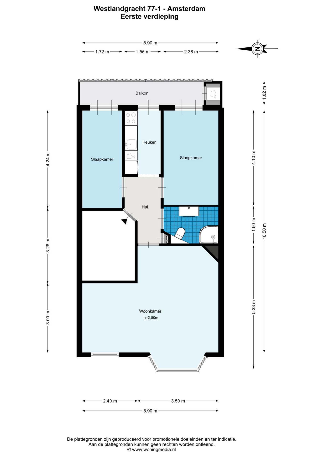 Foto 30 van Westlandgracht 77-1