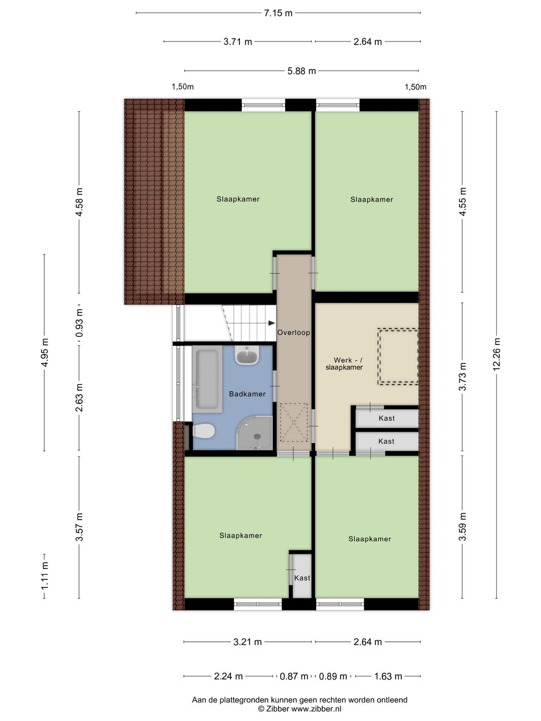 Spacious Detached Home with Five Bedrooms and Sunny Garden in Quiet Green Surroundings — 41