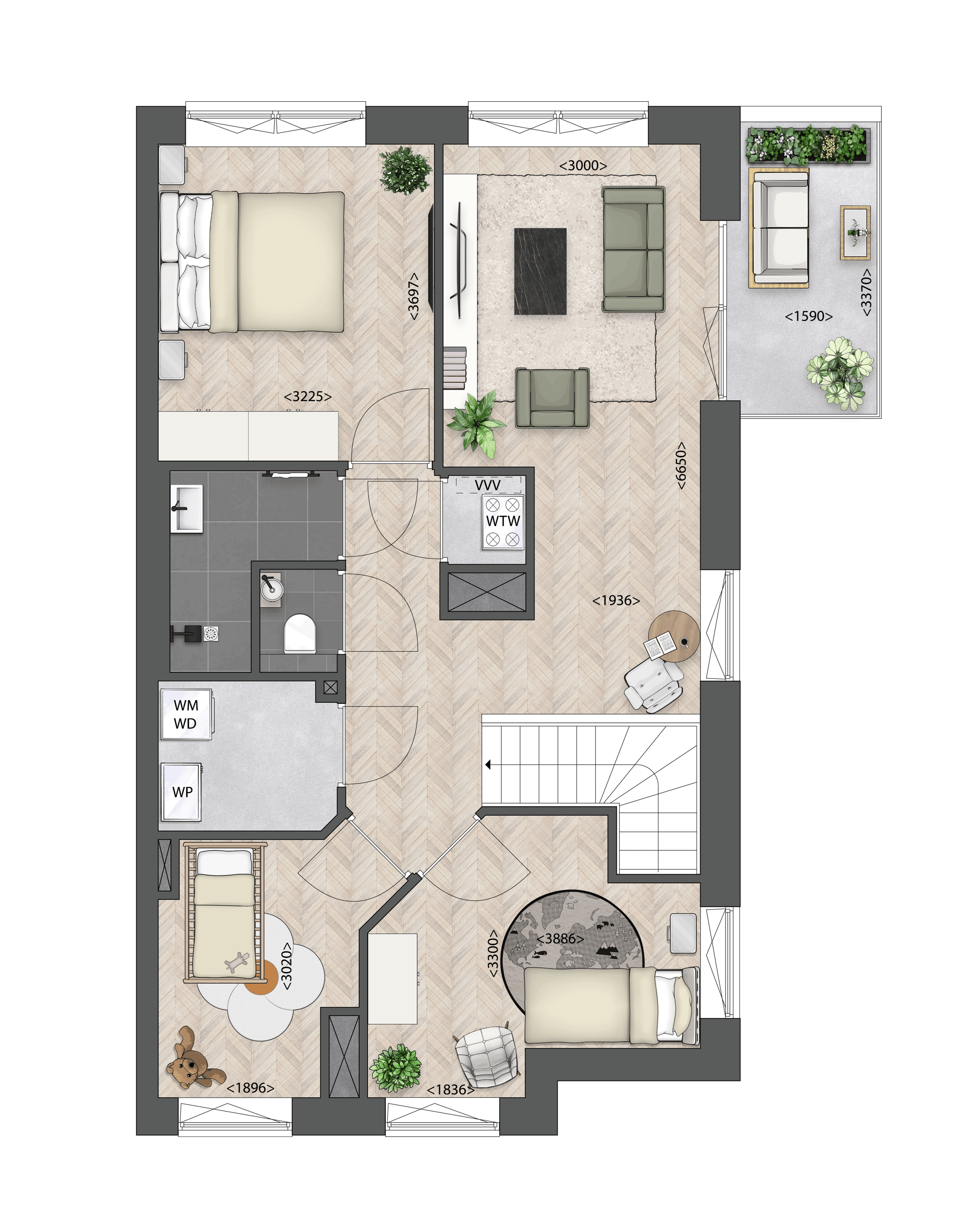 Photo 3 of Maisonnette (Bouwnr. E.00.03)