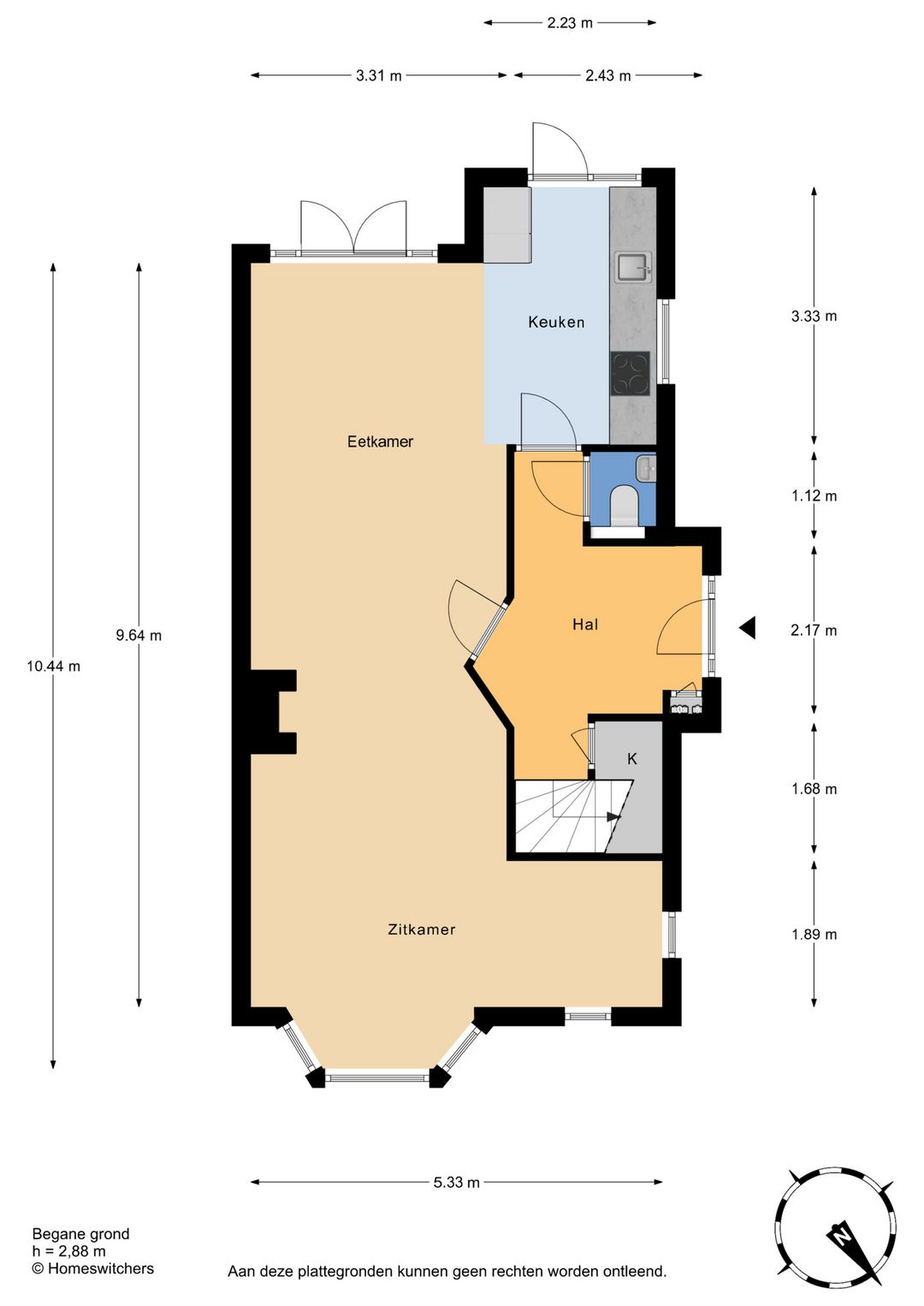 Characterful 1930s Corner House in Damsigt with Sunny Garden — 62