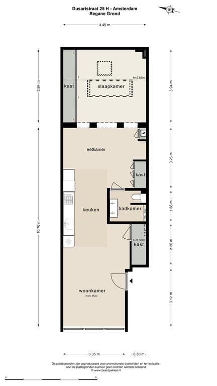 Modern Ground Floor Apartment in De Pijp — 24