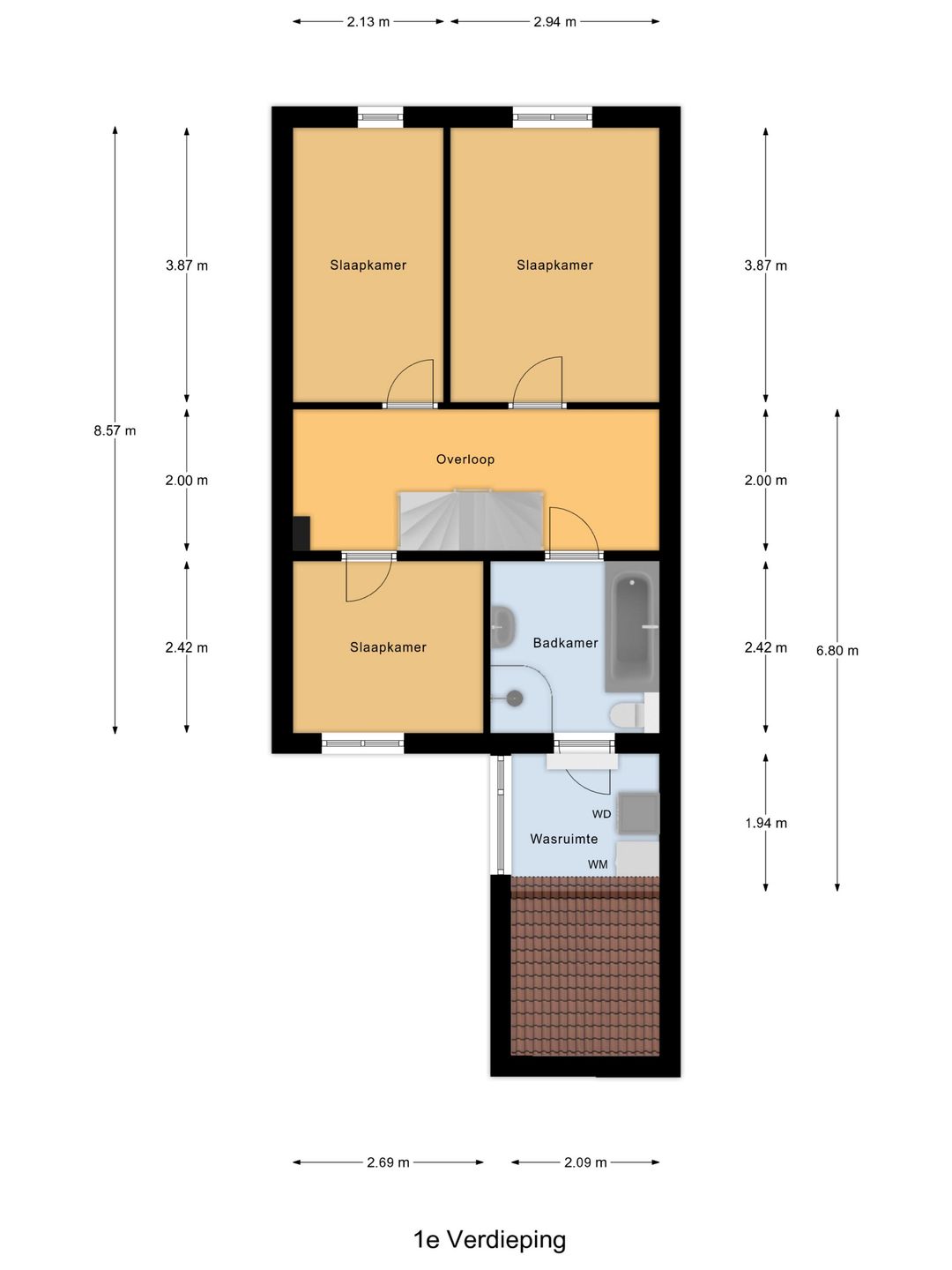 Well-maintained corner house with four bedrooms in child-friendly neighborhood — 37