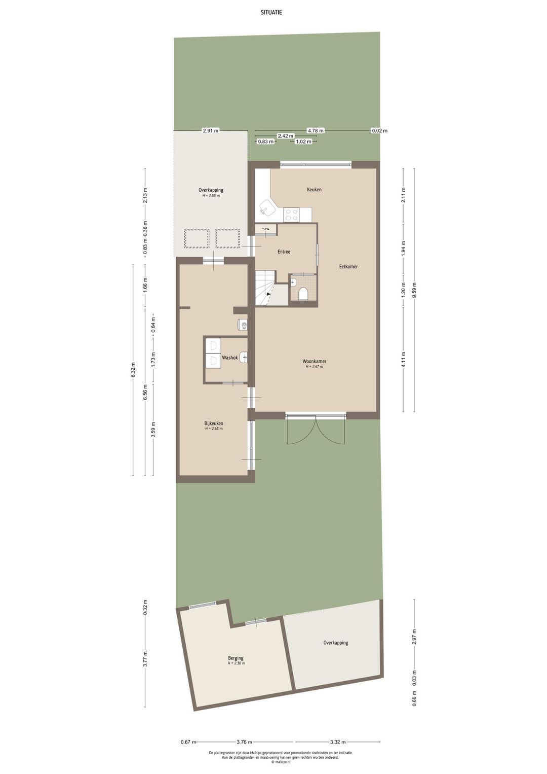 Semi-detached home with sunny garden and potential for ground floor living in Dreumel — 47