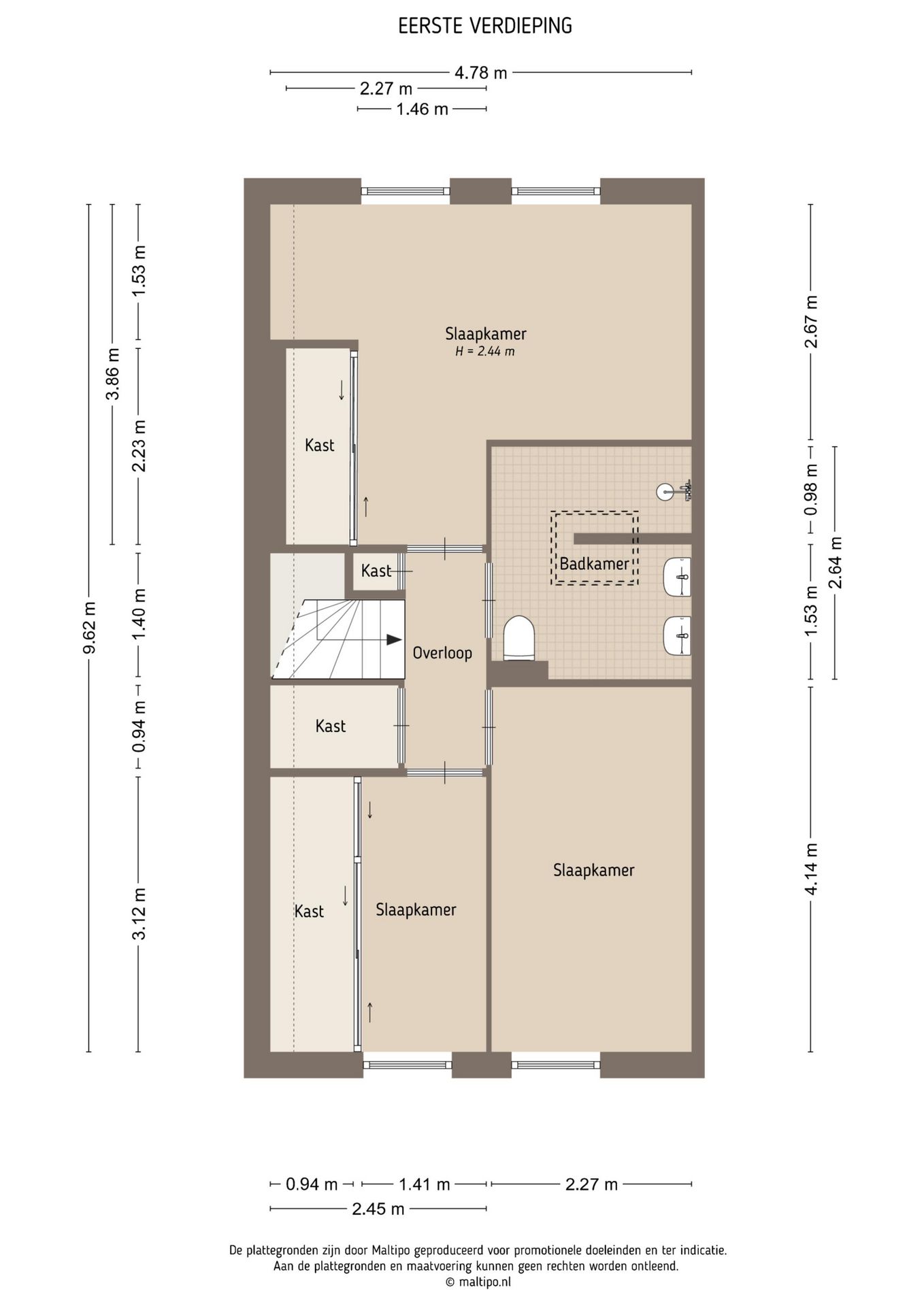 Semi-detached home with sunny garden and potential for ground floor living in Dreumel — 50