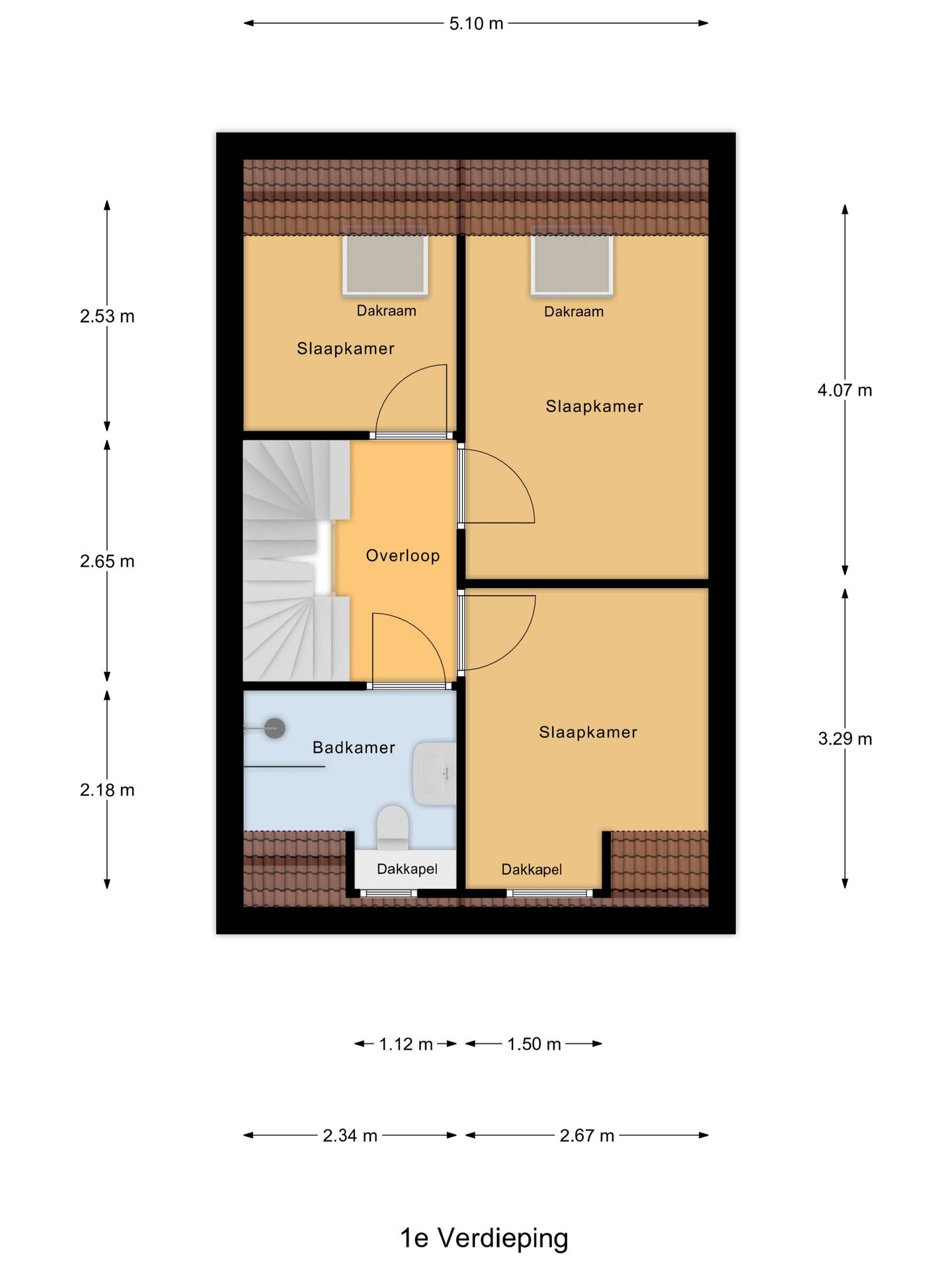 Energy-neutral terraced house with 3 bedrooms and solar panels in Dronten — 50