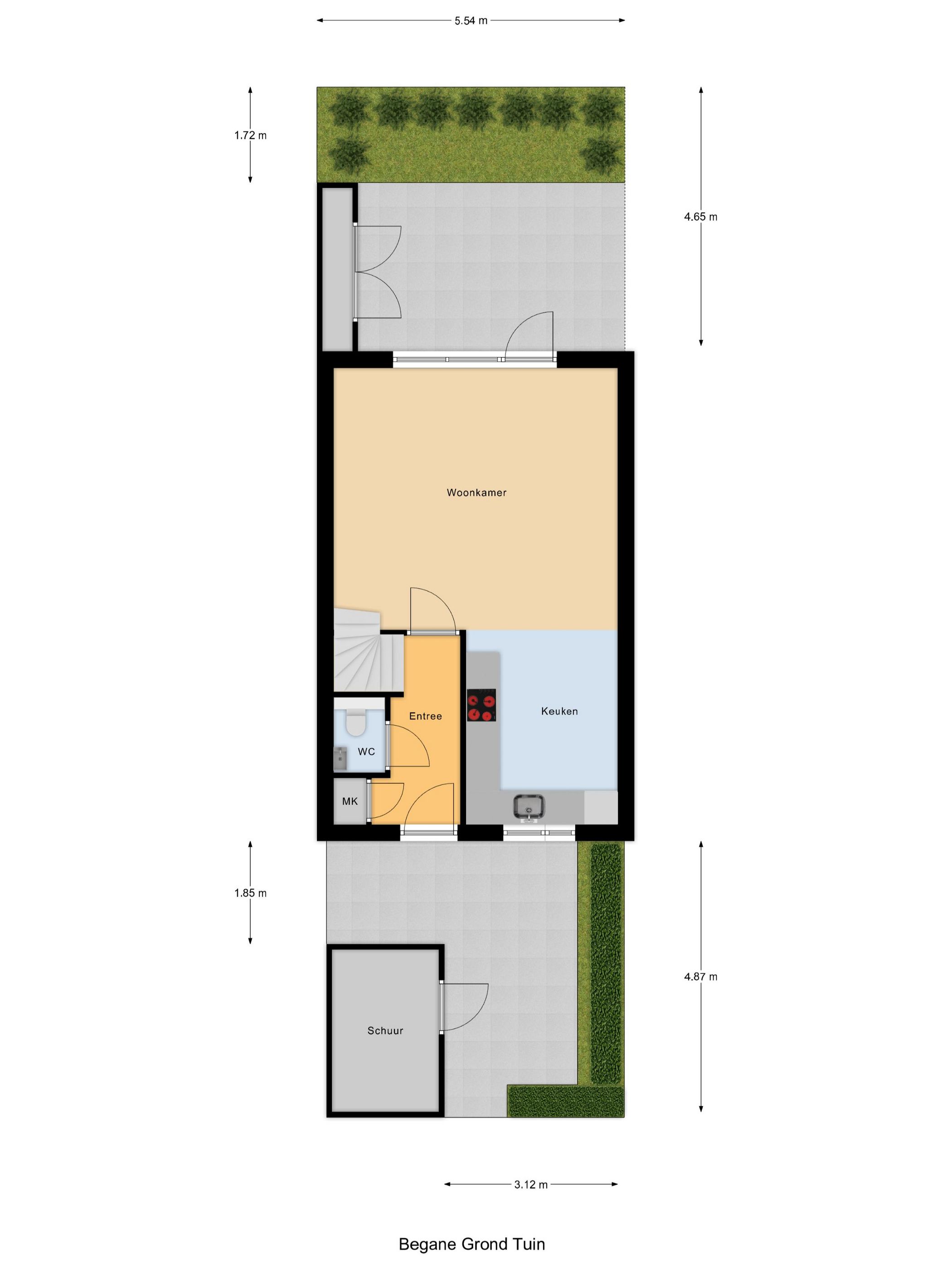 Energy-neutral terraced house with 3 bedrooms and solar panels in Dronten — 48