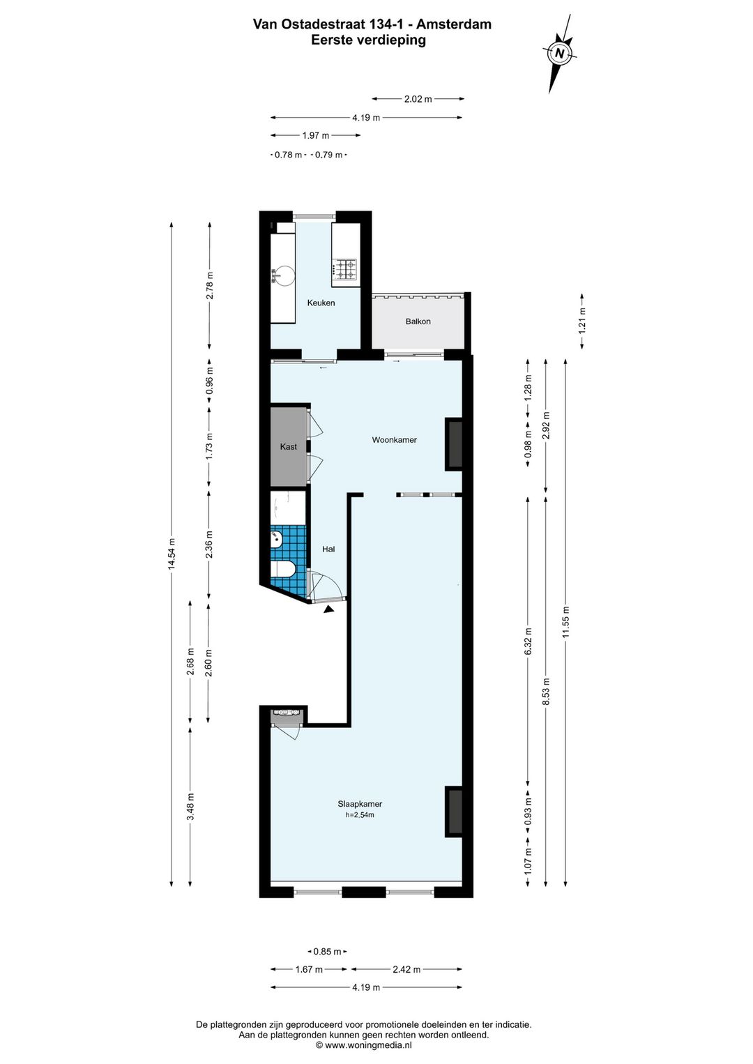 Foto 17 van Van Ostadestraat 134-1