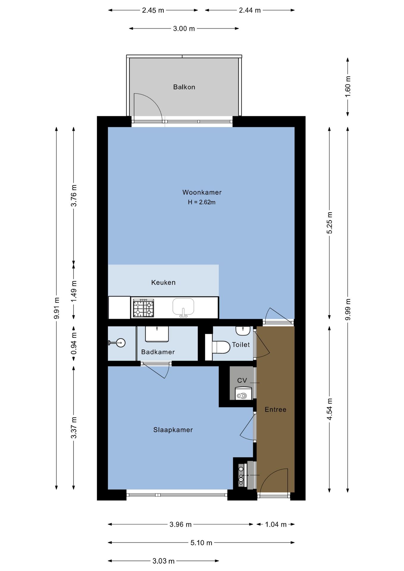 Light and Comfortable Apartment with Canal View in Green Utrecht — 25