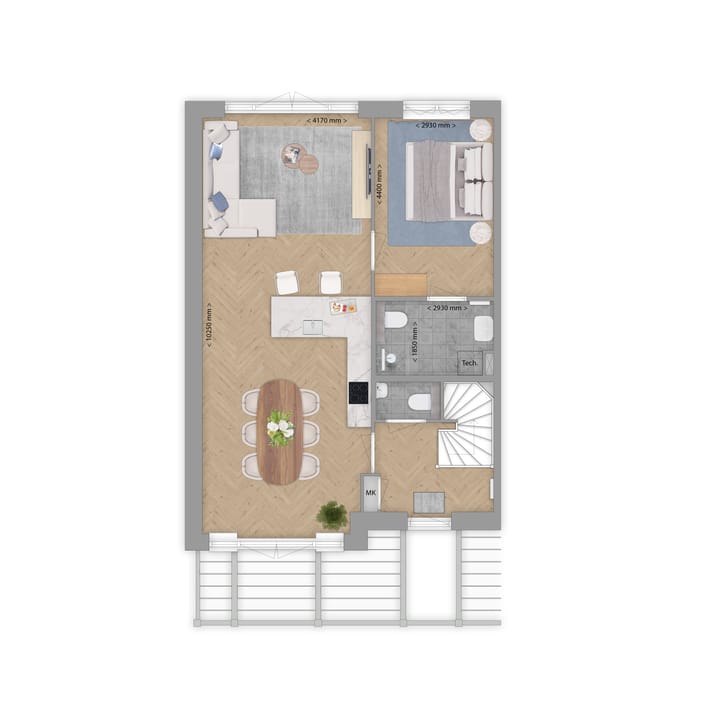 Foto 3 van Levensloopbestendige hofwoningen (Bouwnr. 50)