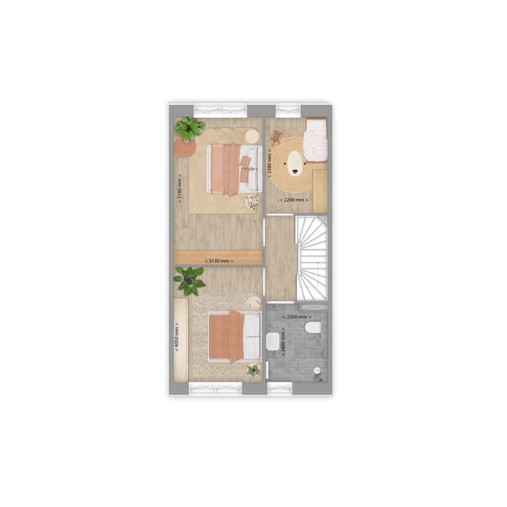 Foto 4 van Tussenwoningen (Bouwnr. 47)