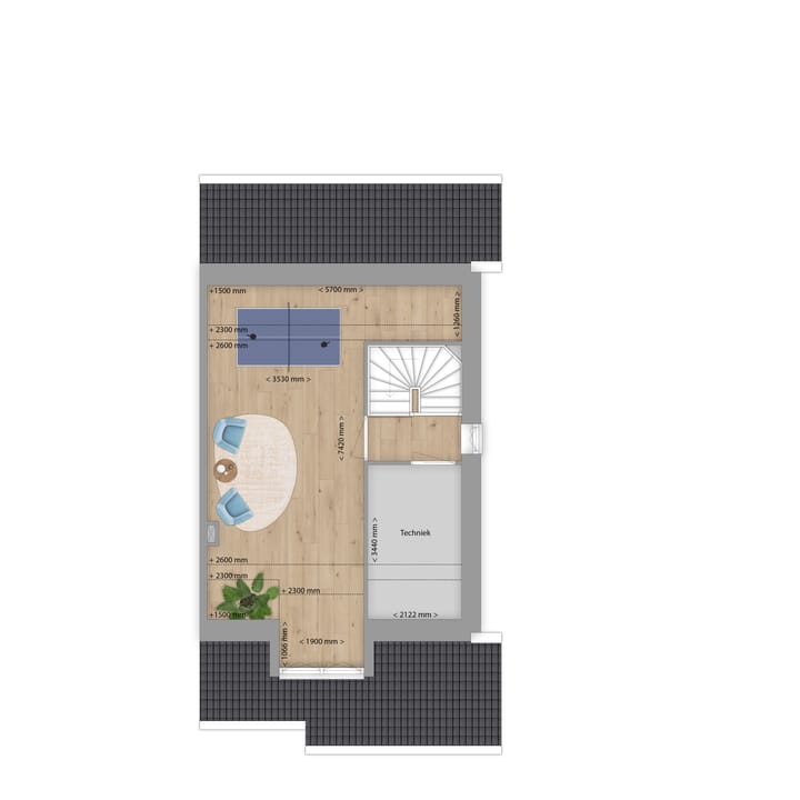 Foto 5 van 2/1 kapwoningen (Bouwnr. 11)