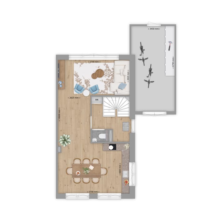 Foto 3 van 2/1 kapwoningen (Bouwnr. 11)