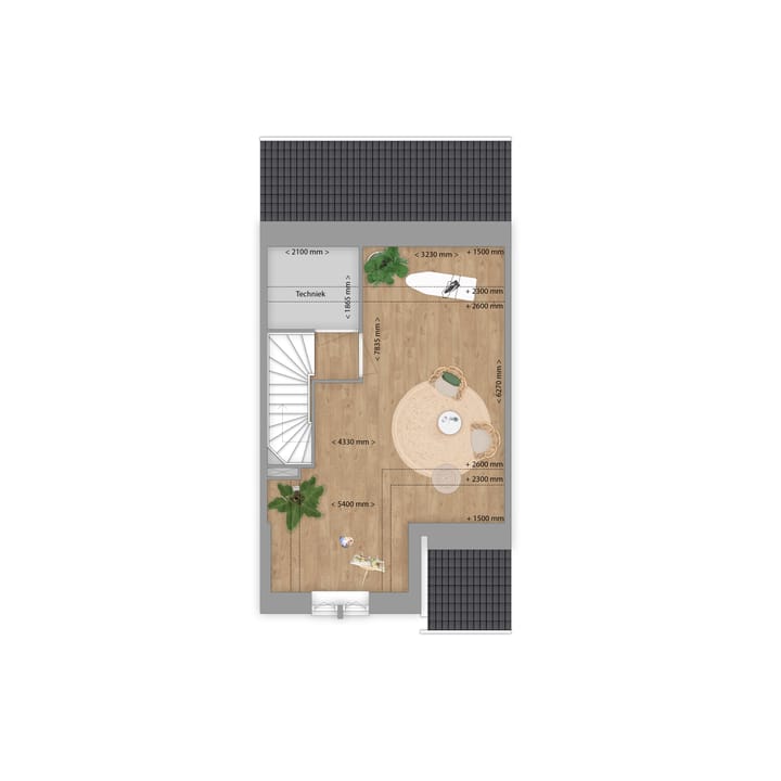 Foto 5 van Tussenwoningen (Bouwnr. 48)
