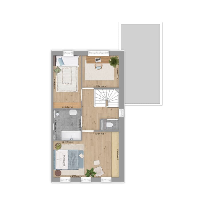 Foto 4 van 2/1 kapwoningen (Bouwnr. 11)