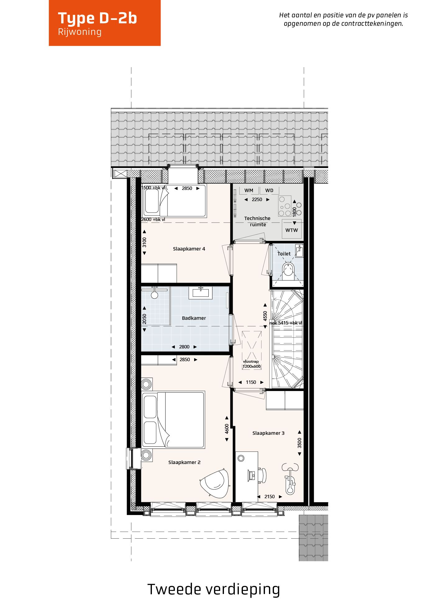 Foto 4 van Rijwoningen type D (Bouwnr. 98)