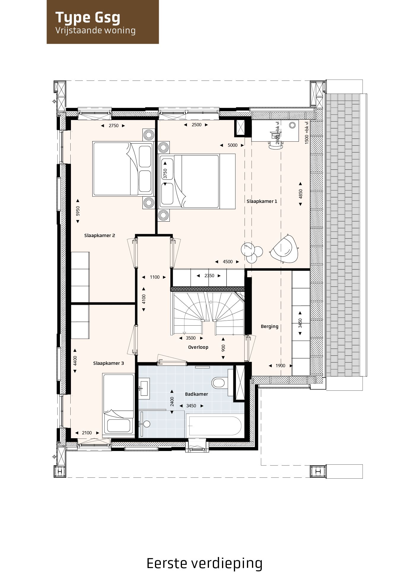 Photo 3 of Vrijstaande woning type Gsg (Bouwnr. 108)
