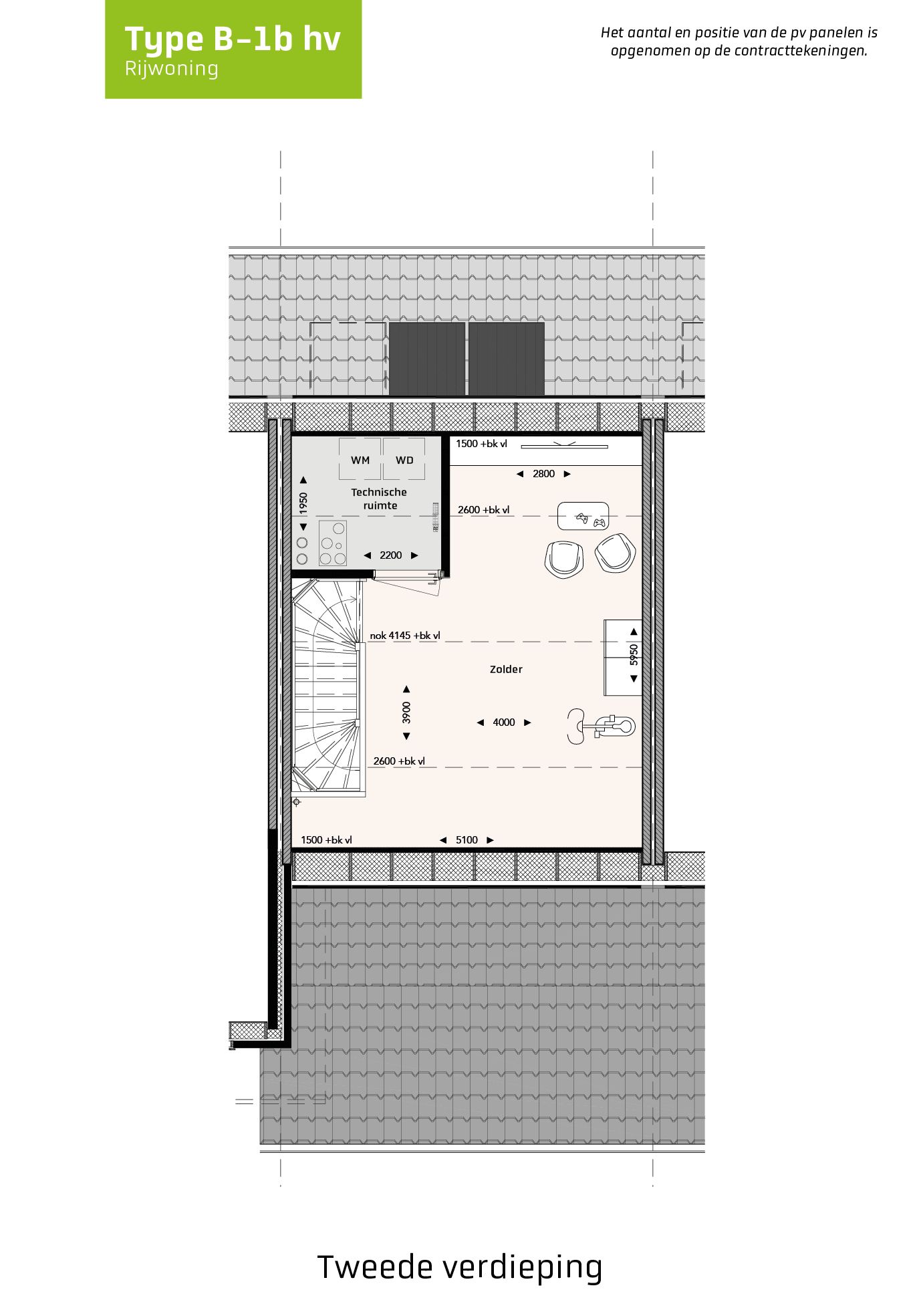 Foto 4 van Rijwoningen type B (Bouwnr. 92)