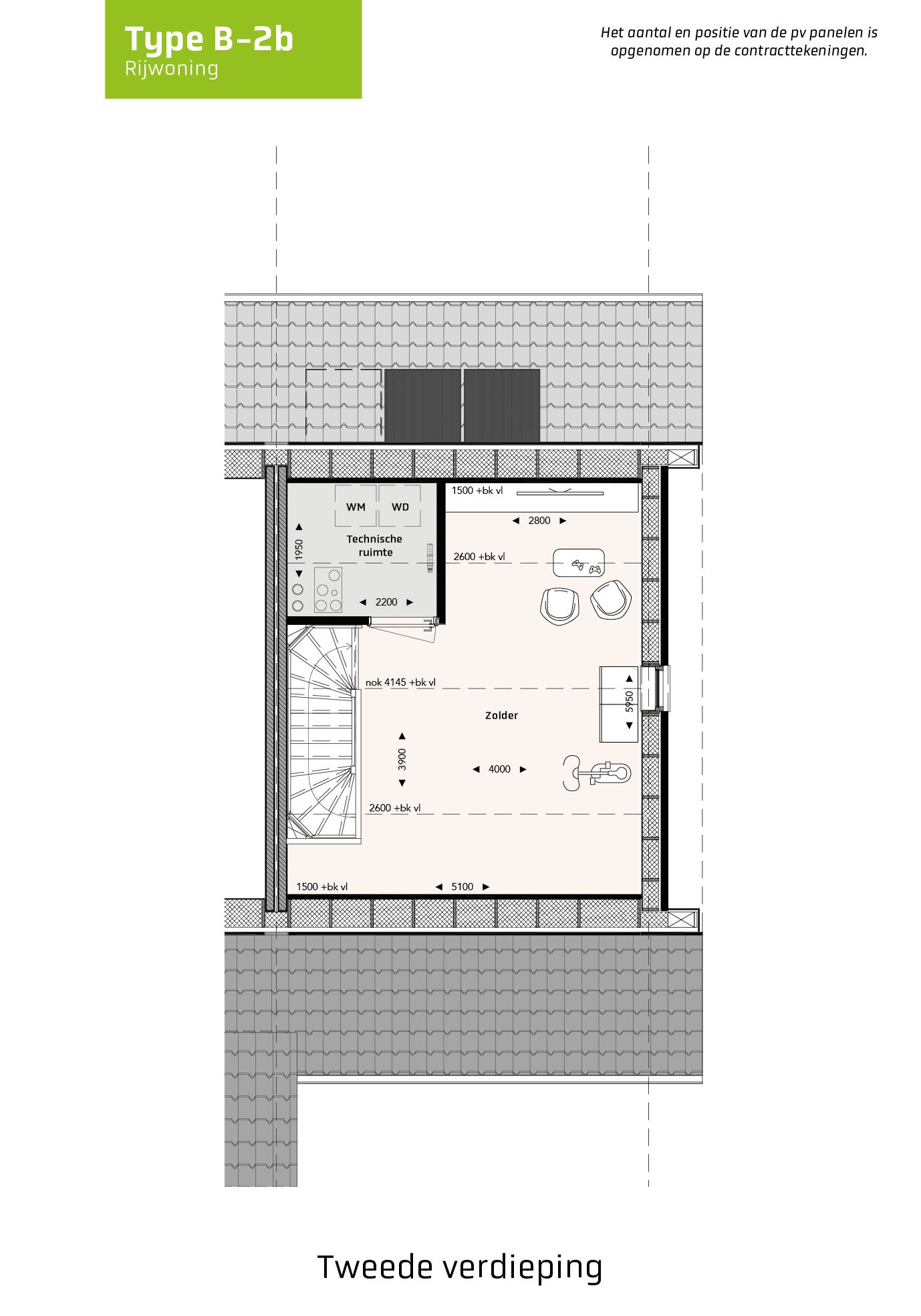 Foto 4 van Rijwoningen type B (Bouwnr. 93)