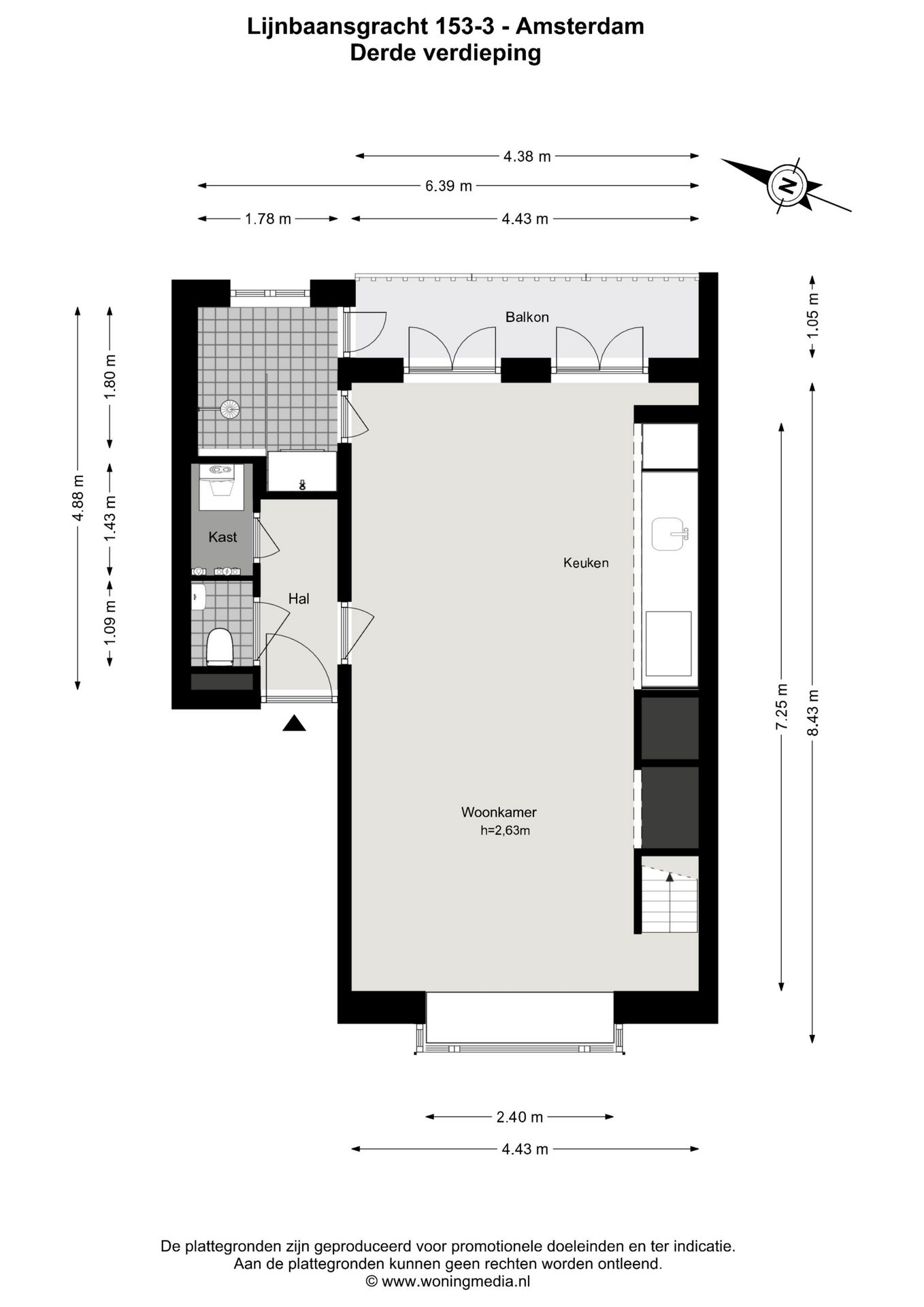 Foto 30 van Lijnbaansgracht 153-3