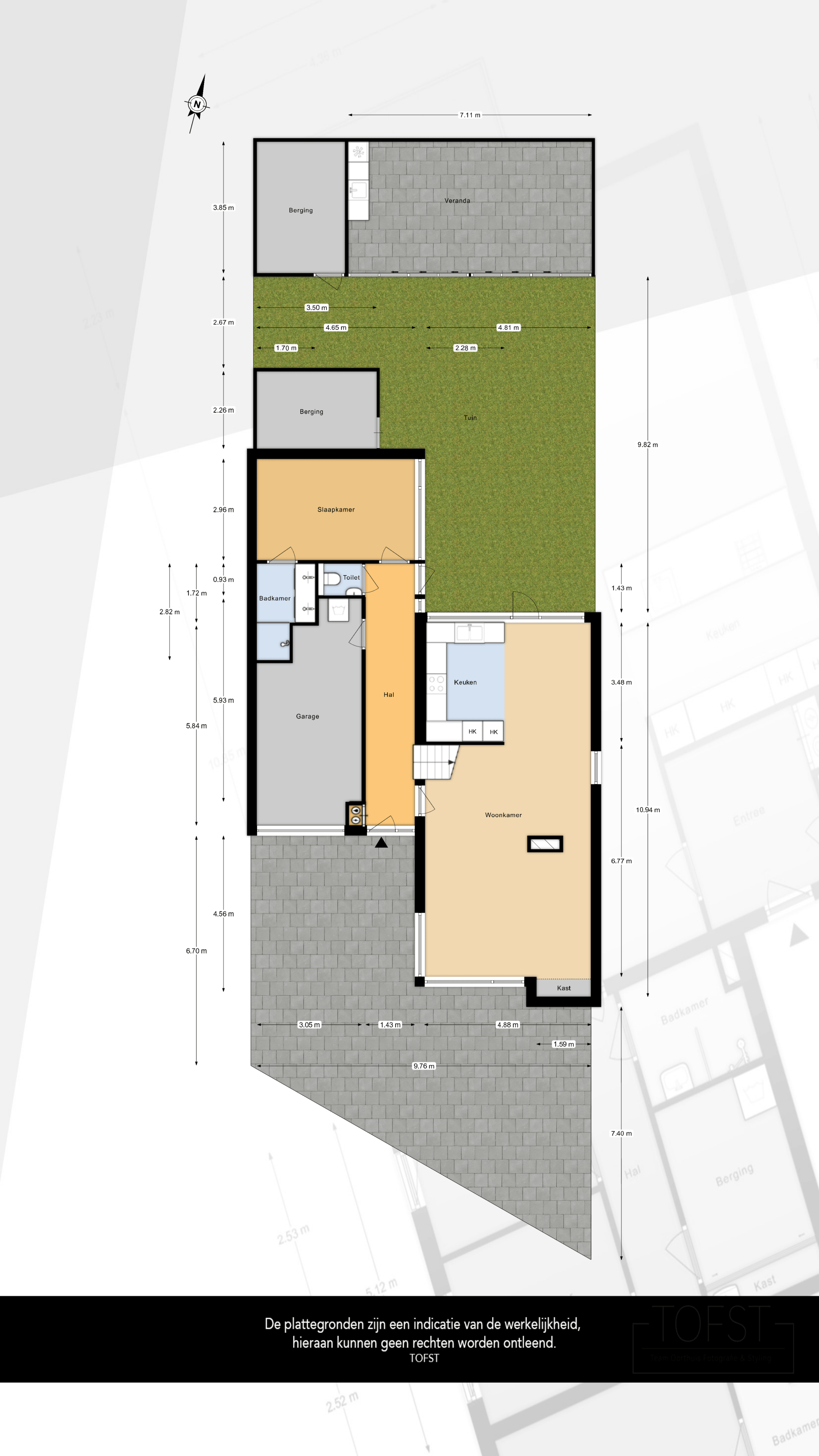 Semi-detached home at forest edge with garage and modern amenities in Tholen — 42