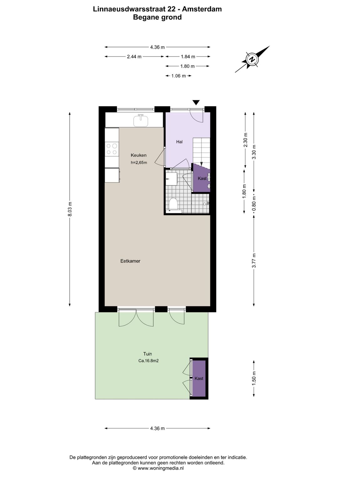 Foto 32 van Linnaeusdwarsstraat 22