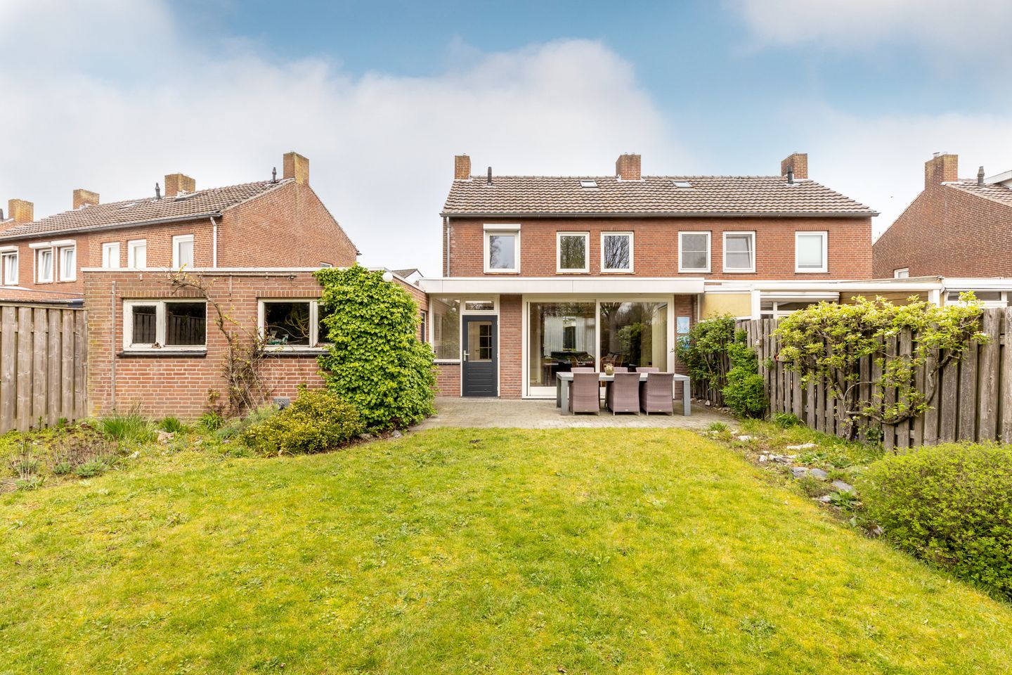Extended semi-detached house with deep southeast-facing backyard — 34