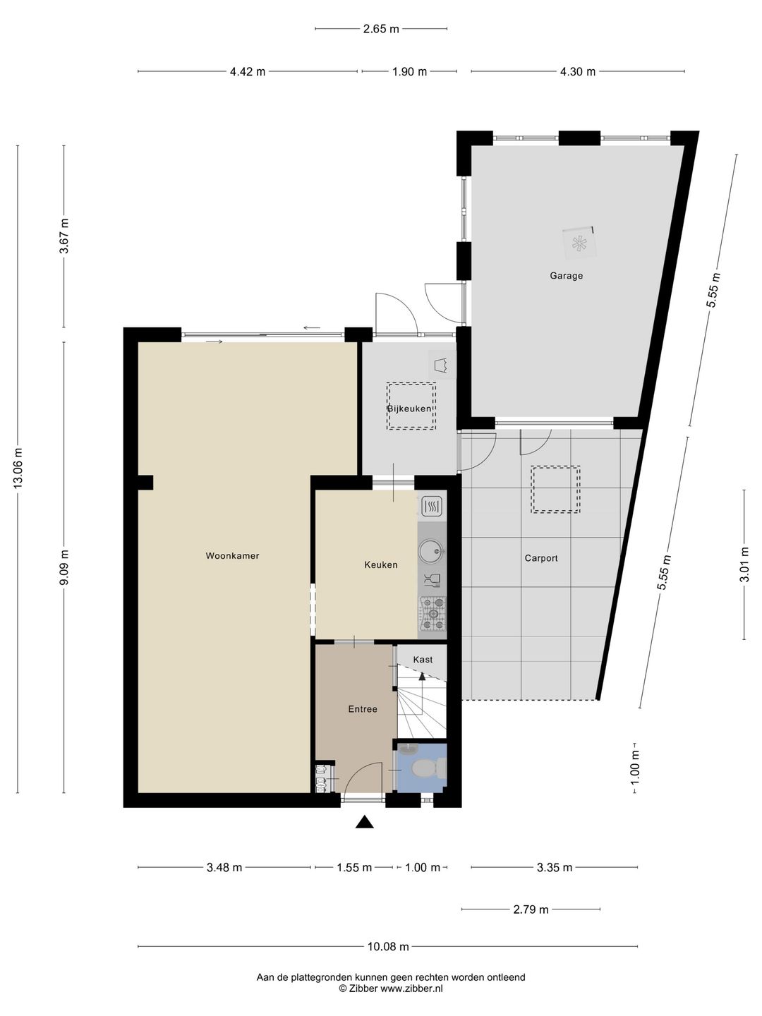 Extended semi-detached house with deep southeast-facing backyard — 38