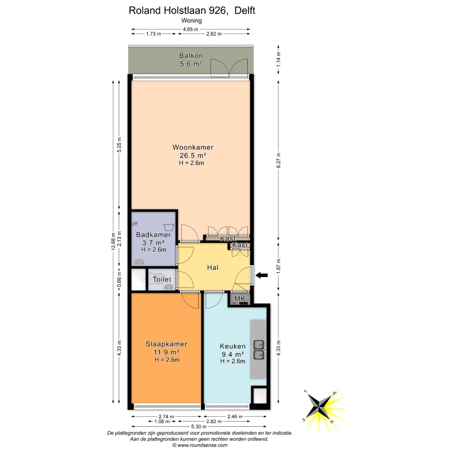 Sunlit Apartment in Delft with Balcony and Pending Sustainability Upgrade — 20