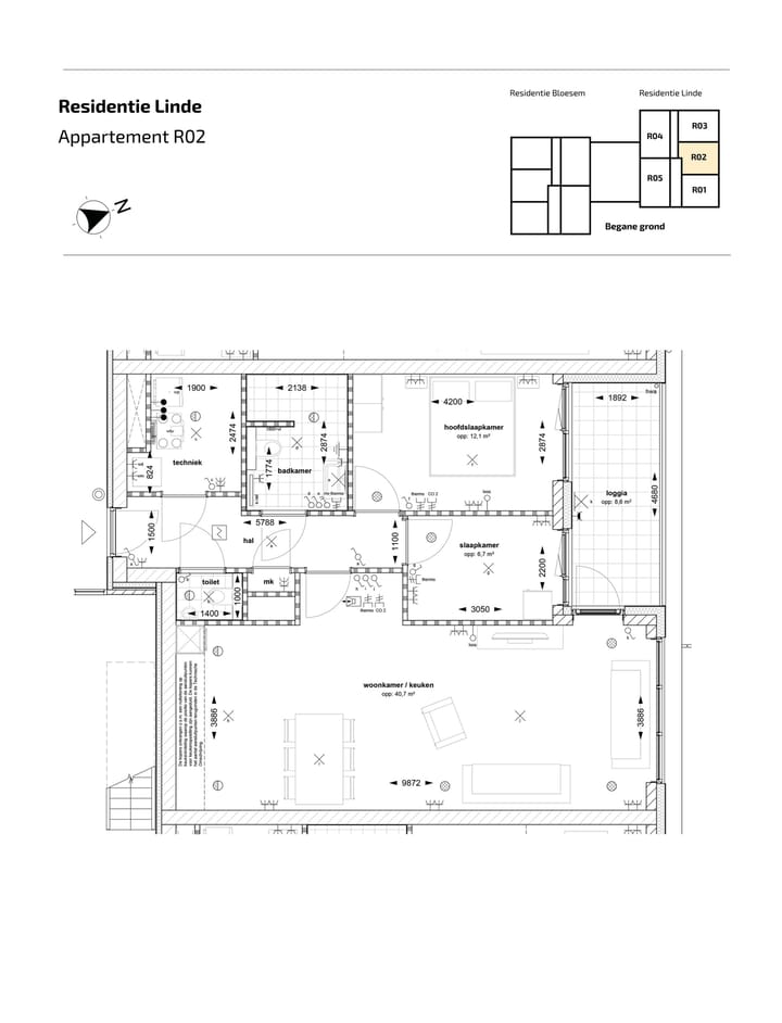 Foto 4 van Appartement (Bouwnr. R-02)