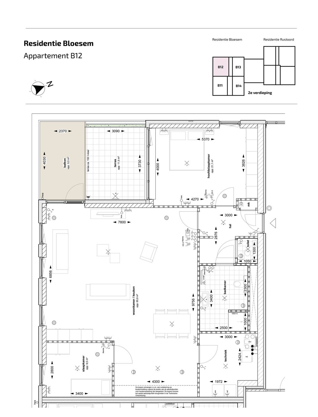 Foto 2 van Appartement (Bouwnr. B-12)