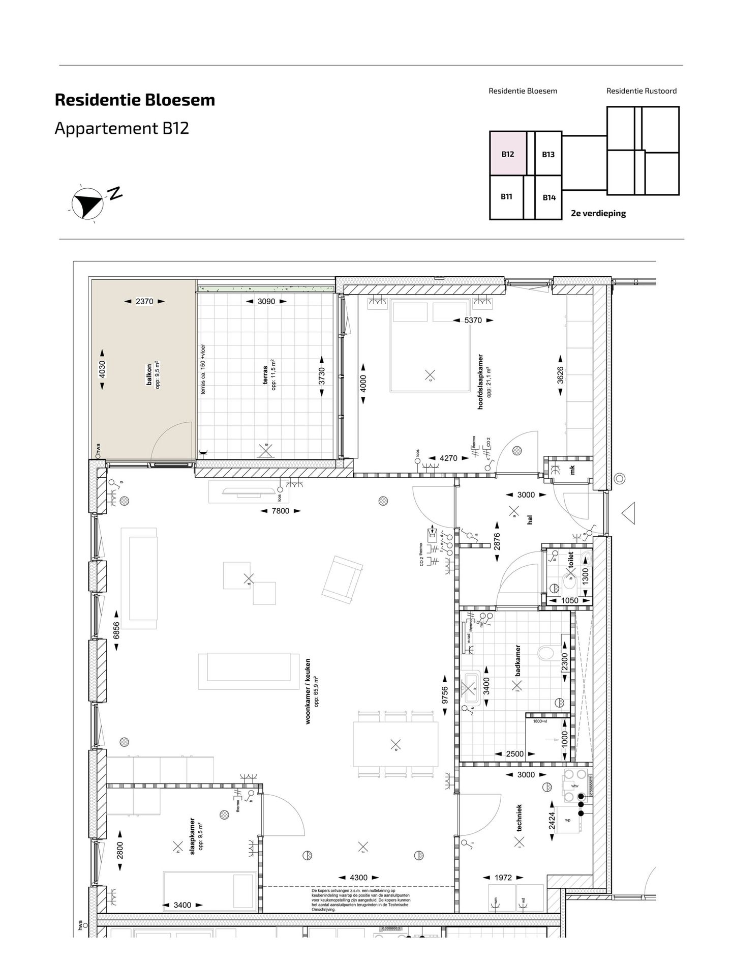 Foto 4 van Appartement (Bouwnr. B-12)