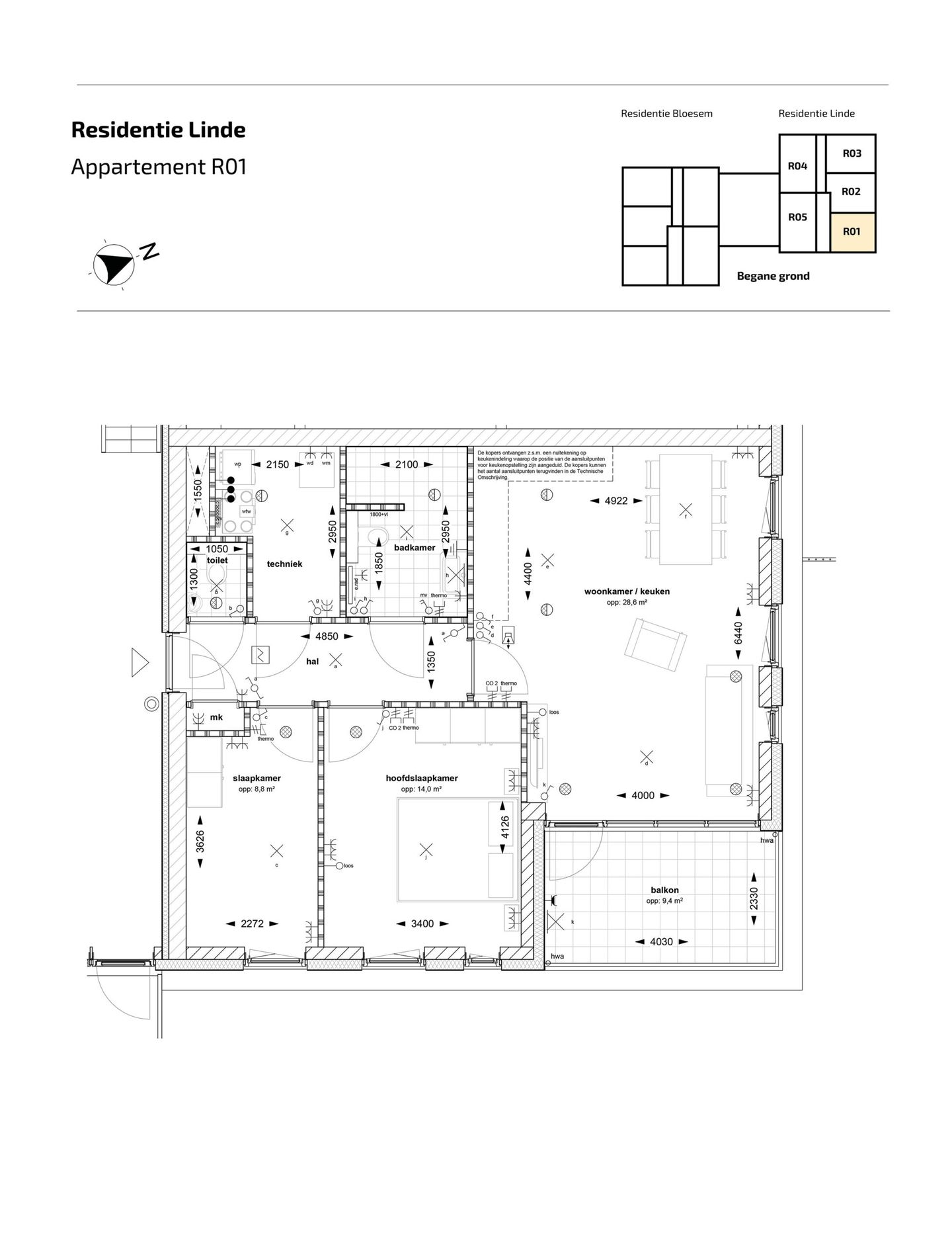 Foto 4 van Appartement (Bouwnr. R-01)